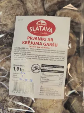 SLĀTAVA Cream flavour gingerbread 1 kg